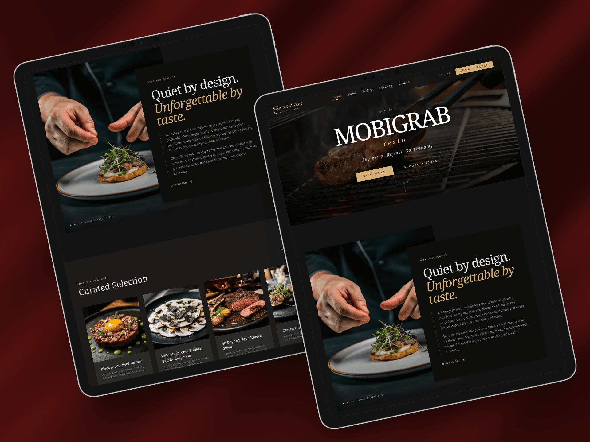 Готов сайт за ресторант за 200€: как създадохме Mobigrab Resto?